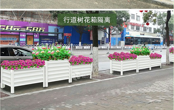 人行道绿化花箱