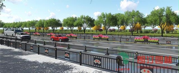 朗汀园林六安金寨县红军大道景观提升设计方案