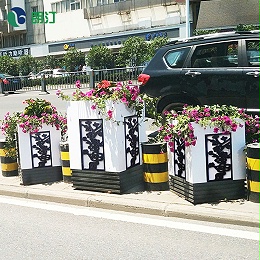君子组合艺术花箱,市政道路景观花箱